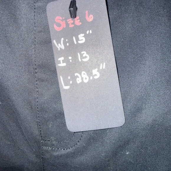 Women’s Barrel - High Rise Deep Black Pants. - Picture 5 of 5